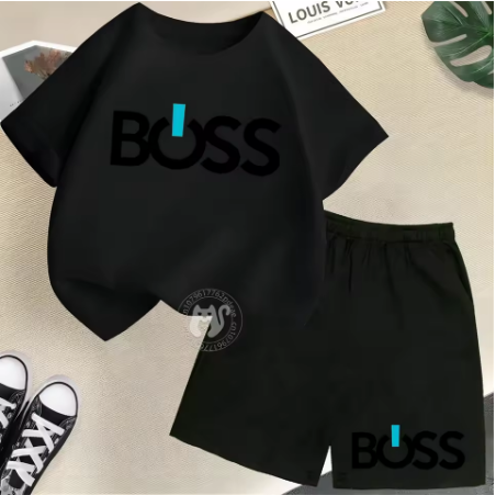 تي شيرت صيفي مطبوع عليه Kids to be Boss، تي شيرت أ...